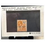 Montserrat MR3 WWI War Tax Stamp, Mint, 1918