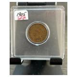 1905 Indian Head One-Cent Coin in Protective Displ