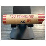 ROLL OF MIXED DATE WHEAT PENNIES CENTS