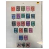 Postage Stamps Featuring Various Denominations and