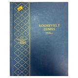 Three Whitman Coin Albums for Roosevelt Dimes, Jef