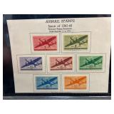1941-44 United States Airmail Stamps Set (Scott C2