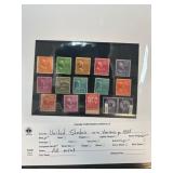 United States Stamps From 1938, Mint Condition