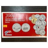 2004 United States Mint Uncirculated Coin Set "