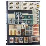 Commemorative Postal Stamps in Binder Sleeve