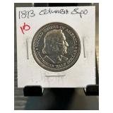 1893 Columbian Exposition Half Dollar Commemorativ