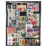 United States Postal Stamps in Assorted Designs
