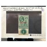 Montserrat #MR1 Mint NH with Plate Number 1917 WWI