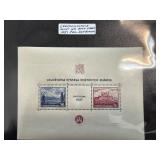 Czechoslovakia 1937 Philatelic Exhibition Mini She
