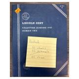 Lincoln Cent Collection Album Number Two, Partial