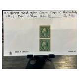 U.S. #441 Washington Green Perf. 10 Horizontally M