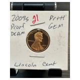 2009-S Lincoln Cent Proof DCAM GEM
