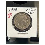 1928 Buffalo Nickel in Very Fine Condition