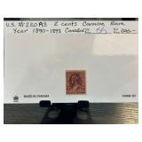 US #220A3 Carmine 2-Cent Stamp (1890-1893) " Can