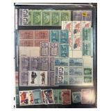 United States Postage Stamps in Various Denominati