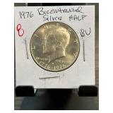 1976 Bicentennial Silver Half Dollar BU Condition