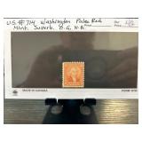 US Scott #714 Washington Pale Red Mint Stamp OG NH
