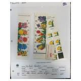 United States Flowers Stamp Set on Display Pages