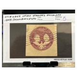 US #U349 1893 Columbian Expo Stamped Envelope, Two