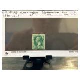 US #147 Washington Stamp, Perforation 12, 1870-187