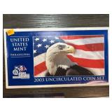 2003 United States Mint Uncirculated Coin Set (Phi