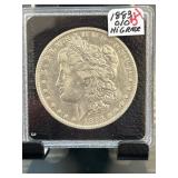 1883 Morgan Silver Dollar in High Grade Condition