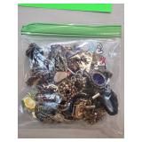 Bag of Mixed Jewelry and Accessories for Crafting