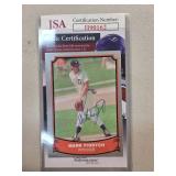 Mark Fidrych Signed Baseball Card With JSA Authent