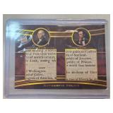 George Washington and Abraham Lincoln Authentic Re