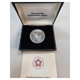 National Bicentennial Silver Medal with Original B