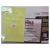 Autographed Note Signed by Dick Butkus with JSA Ce