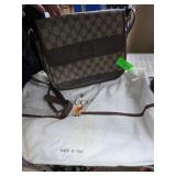 Gucci Shoulder Bag in Monogram Canvas with Dustbag