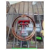 Texas Tech University Wall Sign with Black and Red
