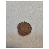 Spanish Colonial Cob Coin with Irregular Octagonal