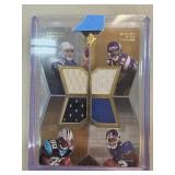 2007 SPx Football Quad Game-Worn Jersey Card Featu