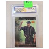2001 Upper Deck Golf #TT-25 Tiger Woods Rookie "