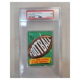 1974 Topps Football Unopened Wax Pack PSA 7 NM