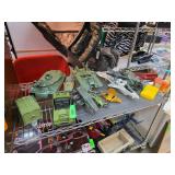 Plastic Military and Aircraft Toy Models