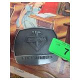 Handyman Club of America Life Member Belt Buckle