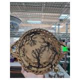 Handmade Wood Tray With Burnt Tree Design