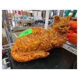 Eley Mold No. 20 Ceramic Orange Cat Figurine