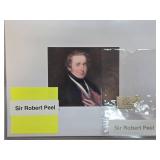Sir Robert Peel Autograph with Auction Certificate