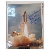 Signed Astronaut Jack R. Lousma, Beckett Authentic