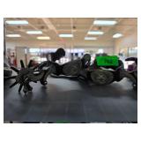 Decorative Western Spurs w Texas Star and Floral E