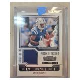 2023 Panini Rookie Ticket Josh Downs Football Card