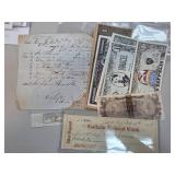 19th and 20th Century Financial Documents and Curr