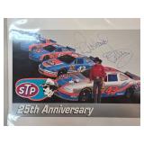 Richard Petty 25th Ann Signed STP Pic with COA