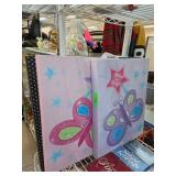 Decorative Wall Art with Butterfly and Paris Theme