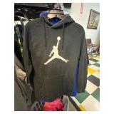 Jordan Brand Black Hoodie with Logo