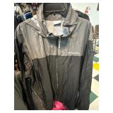 Columbia Gray and Black Windbreaker, Size XXL